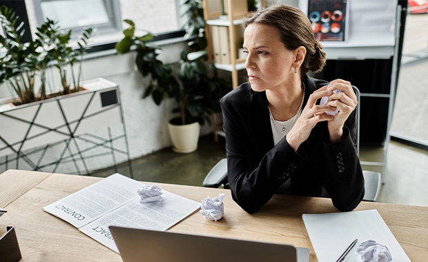 Disorganized Woman with ADHD